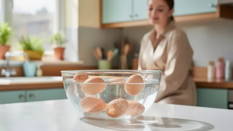Check egg freshness with water — the simple kitchen trick