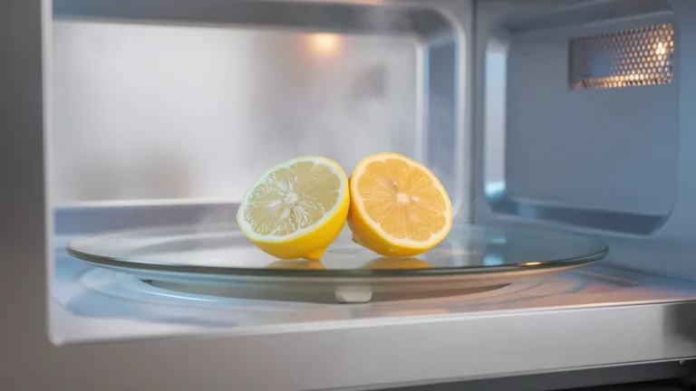 Clean your microwave in 3 minutes using lemon — fast method