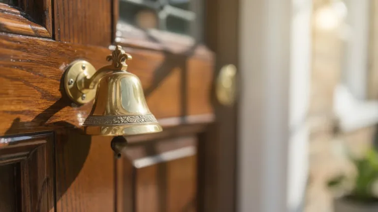 How placing a small bell on your front door improves awareness