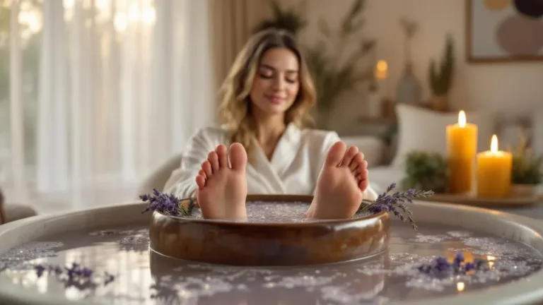 I tried this magnesium lavender foot soak for 7 nights, my restless legs finally calmed down