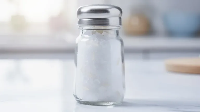 Keep salt free-flowing with rice grains — kitchen hack