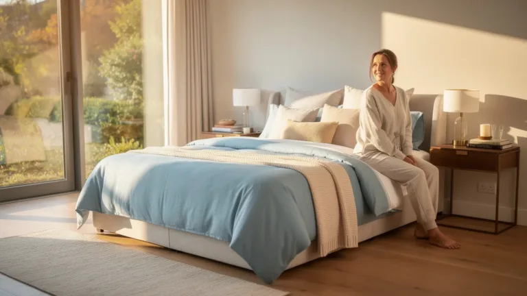 Making your bed first thing triggers productivity and calm