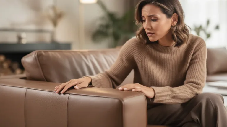 Never clean leather couches with rubbing alcohol — this alternative works