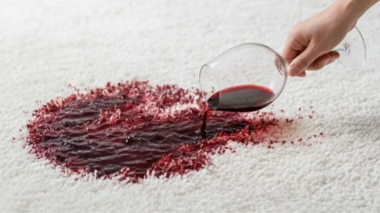 Remove red wine stains from white carpets effectively — expert advice
