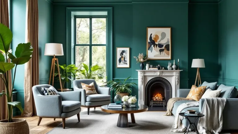 The hidden psychology behind why bold wall colors make small rooms feel bigger