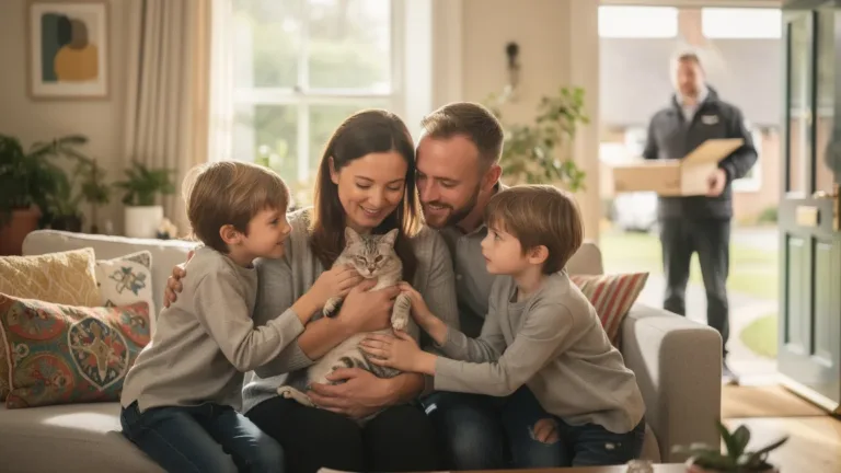Yorkshire Family Reunited with Their Ailing Cat After Unexpected Journey with Amazon Delivery Driver